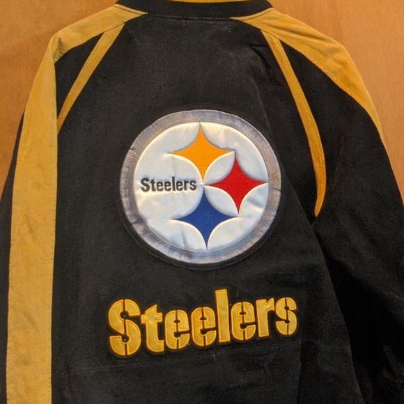 Pittsburgh Steelers leather coat (Large) - Picture 5 of 8
